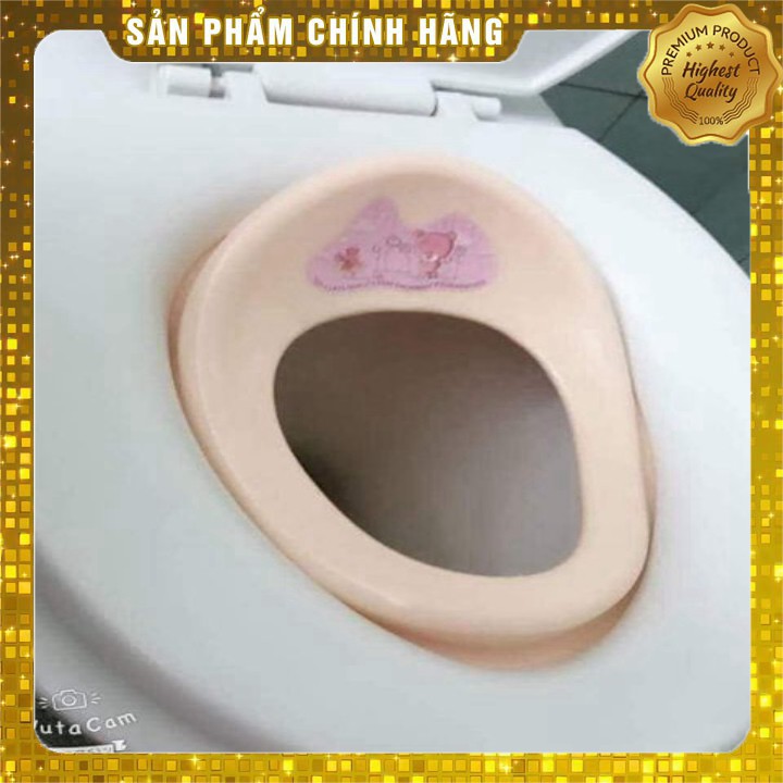 Kệ ngồi toilet cho bé - Miếng lót thu nhỏ bồn cầu nhựa Việt Nhật [ phukienthoitrang29 ]