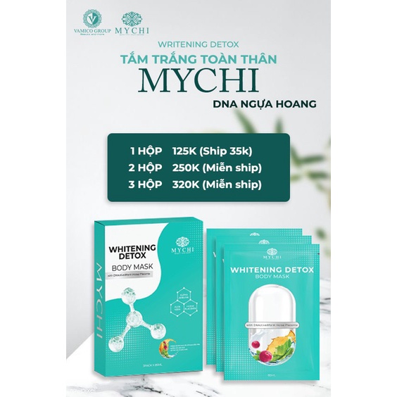 Combo trắng da toàn thân Mychi từ tế bào gốc, bật tone trắng mịn, cấp ẩm, chống nắng, trắng nhanh sau 7 ngày