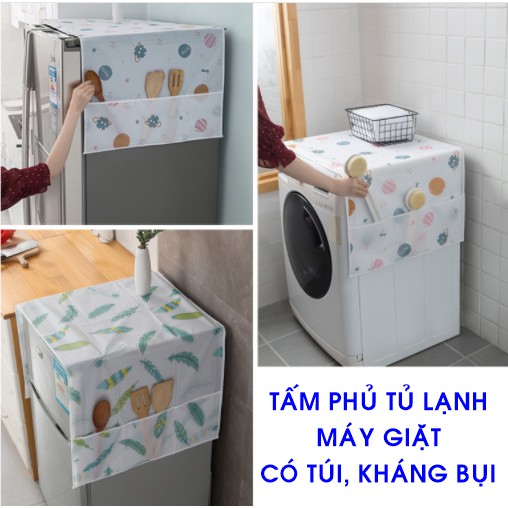 Tấm phủ tủ lạnh, máy giặt có túi, chống thấm nước