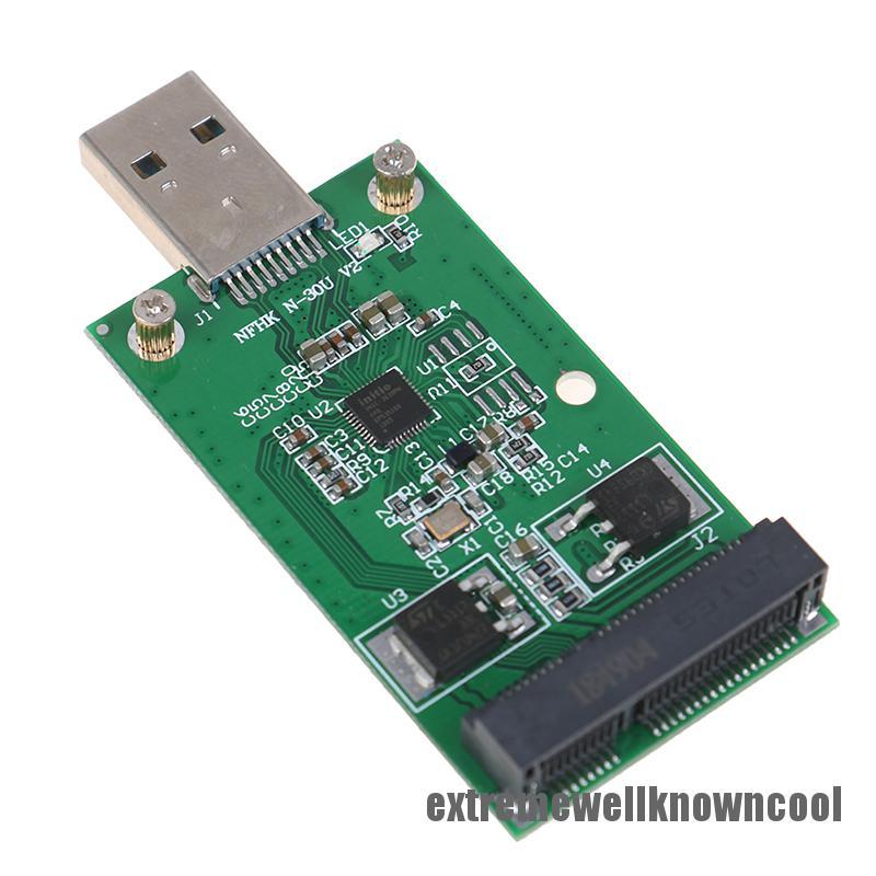 Card Chuyển Đổi Từ Mini Usb 3.0 Sang Pcie Msata External Ssd Pcba
