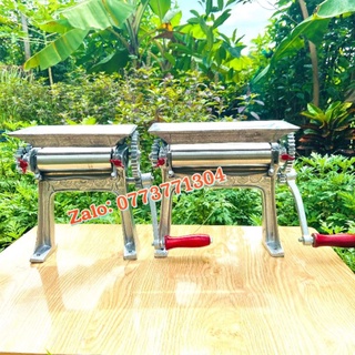 Máy cán ép khô mực 14cm - làm mềm khô mực nướng, máy cán mực bằng tay giá rẻ tại xưởng