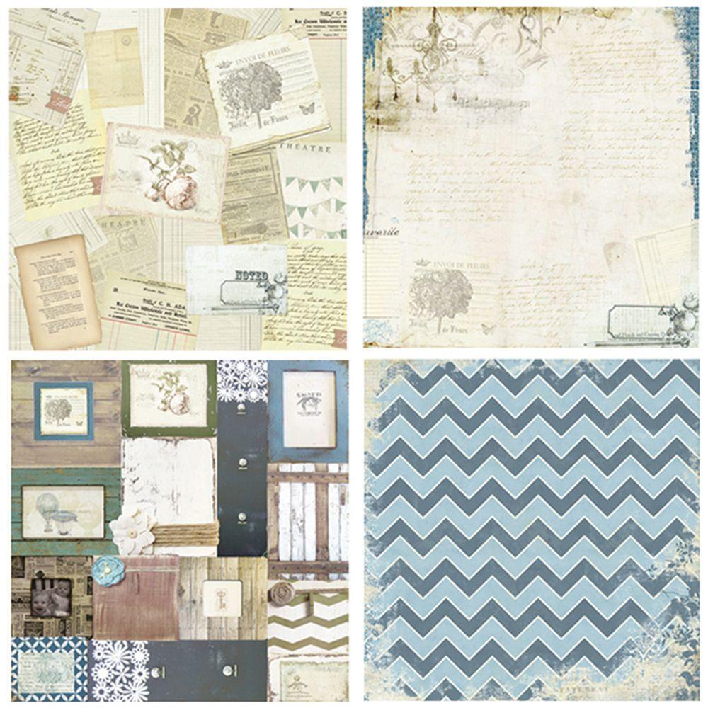 Bộ 24 Khuôn Cắt Giấy Trang Trí Phong Cách Vintage