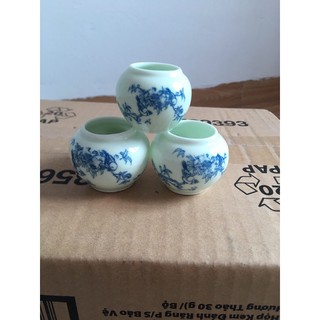 Cóng sứ chim chào mào, than rẻ đẹp 120k/ 5 bộ