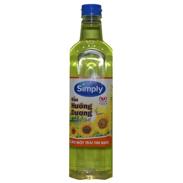 Dầu ăn Simply Hướng dương 1L Combo 3 chai