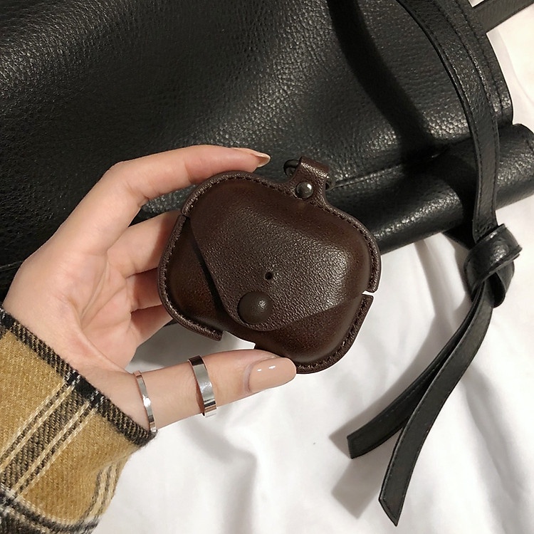 Bao Da Dành cho Airpods Pro 2/ Airpods 1, 2/ Airpods 3/ Airpods Pro Kèm Móc Treo