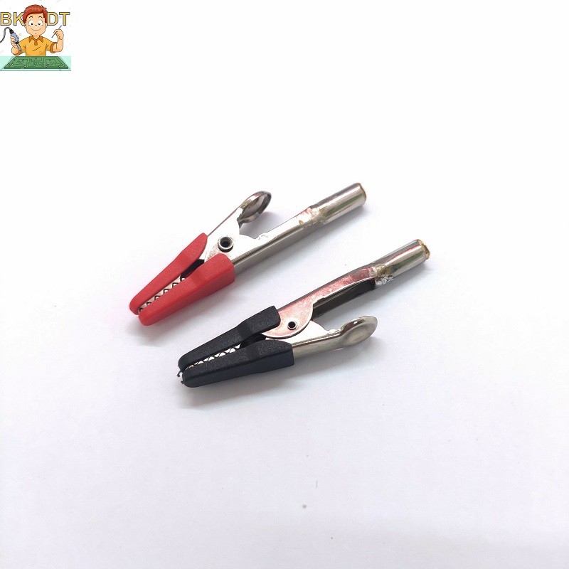 Cặp kẹp cá sấu cao cấp chất lượng tốt ( đỏ + đen ).