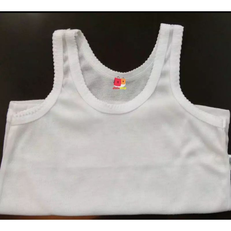 1 Chiếc / Singlet White Children S.m.l.xl.3l.