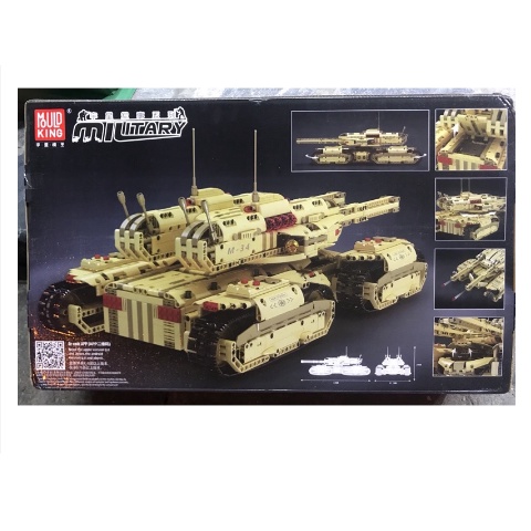 Đồ chơi xếp hình Mould King 20011 Xe tăng sa mạc có điều khiển có 3296pcs