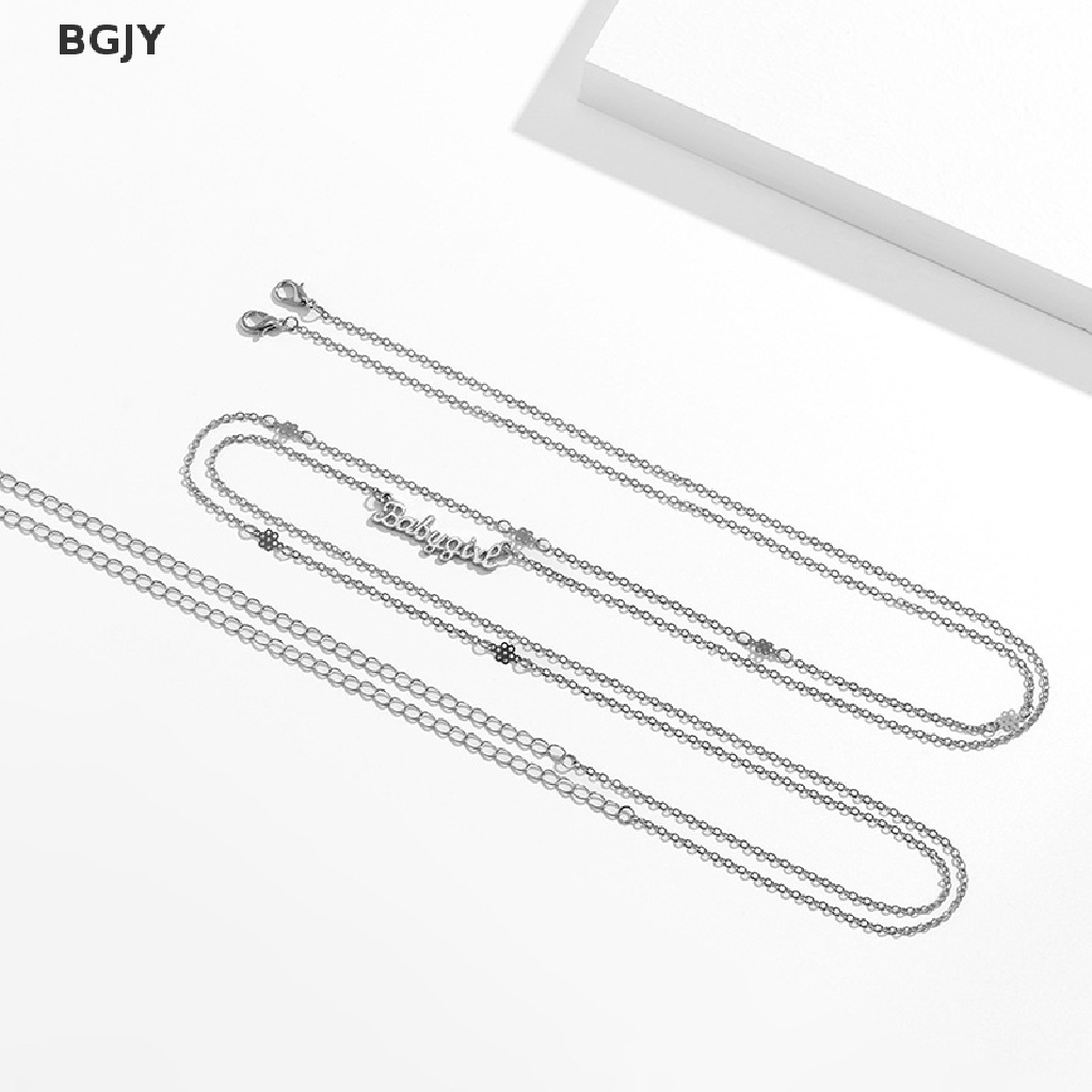 BGJY Double Layer Letters Pendants Women Waist Chain Belt Belly Bikini Beach Body NEW