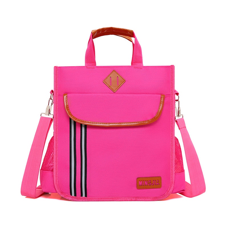 Túi Đeo Vai Đi Học Vải Canvas Cỡ Lớn Thiết Kế Dễ Thương Cho Bé