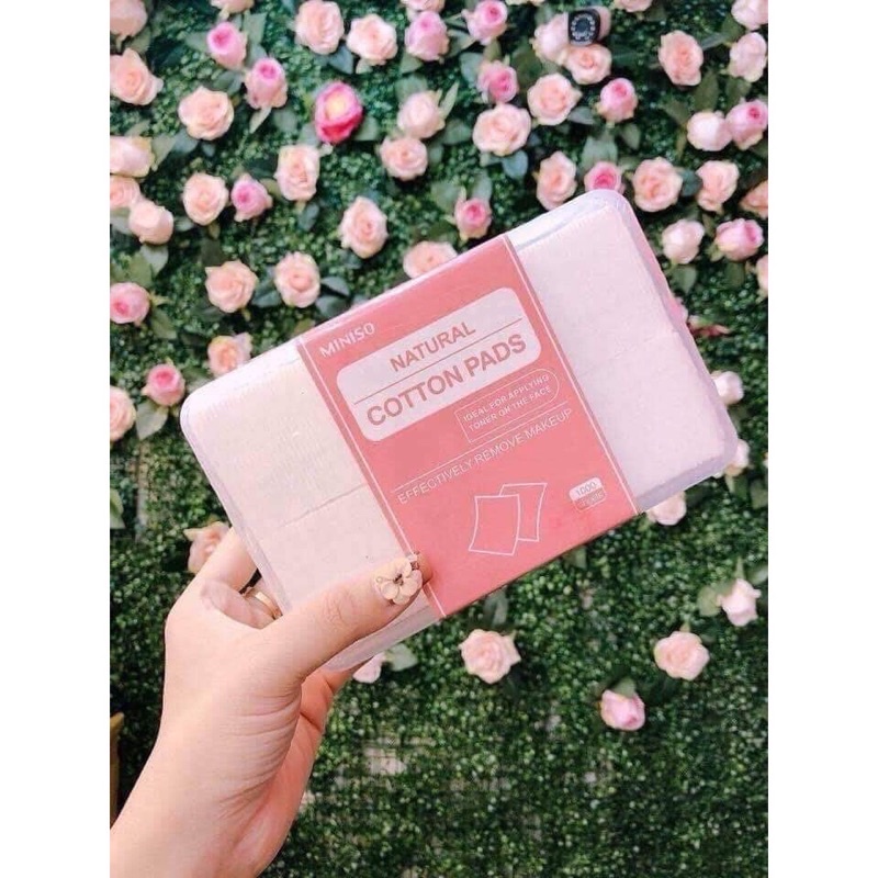 [Mã SRJULY1619 giảm 15K đơn 50K] Hộp Bông Tẩy Trang Miniso 1000 Miếng – Nhật Bản | BigBuy360 - bigbuy360.vn