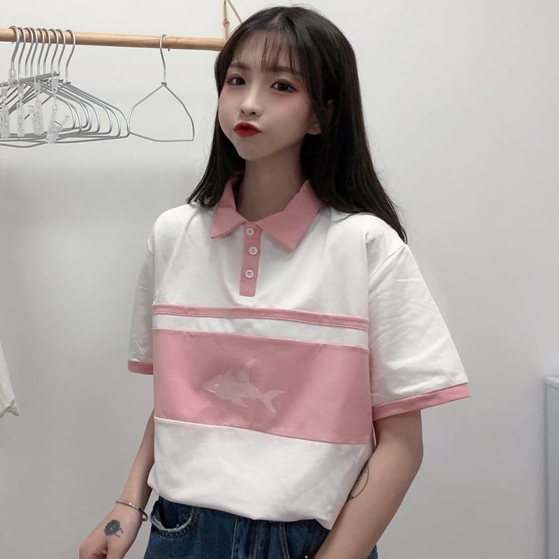 ORDER | ẢNH THẬT Ở CUỐI | ÁO PHÔNG POLO ULZZANG FORM RỘNG TAY LỬNG PHỐI NGANG HOT TREND