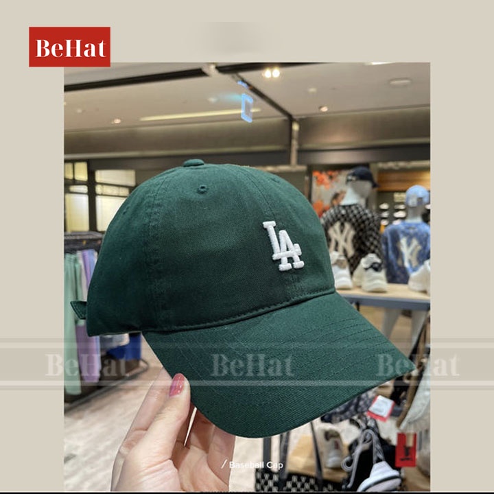 Nón Mũ Lưỡi Trai LA NY MLB Xanh Lá Cây Rookie Ball LA Dodgers D.Green 32CP77111-07G Xịn, Mũ Nón Kết LA Xanh Rêu