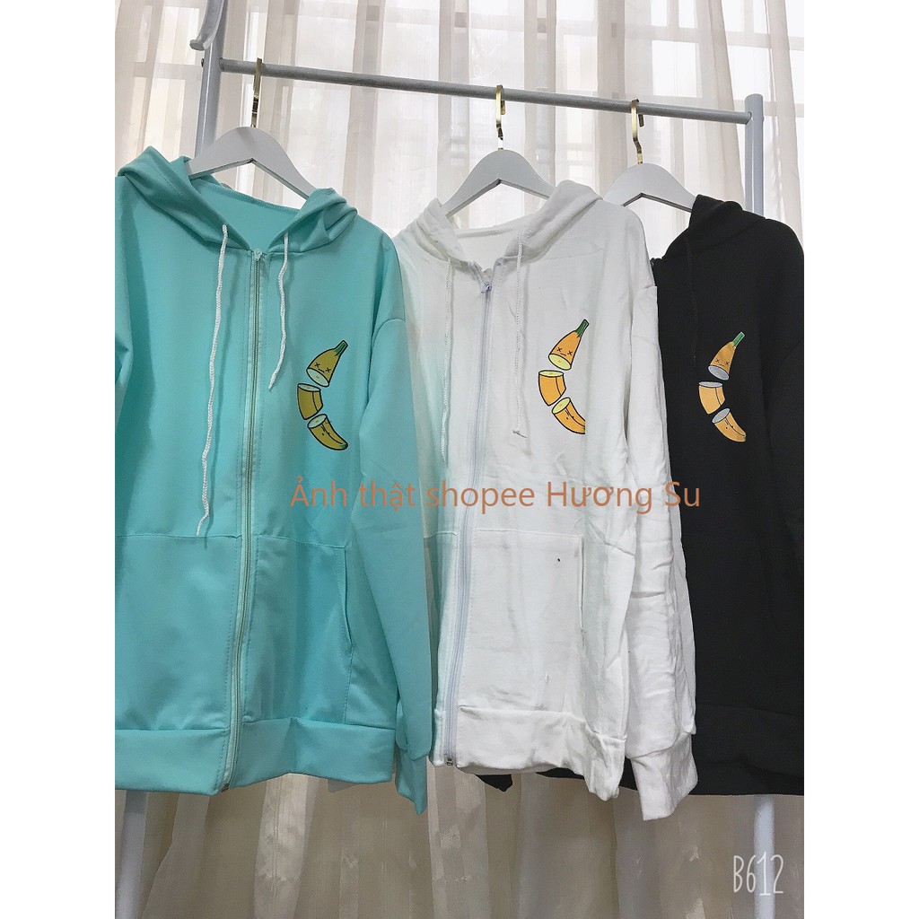 Áo Hoodie Nỉ Form Rộng Hình Banana Chuối Cute - Unisex-HươngSu-(PVN524) | BigBuy360 - bigbuy360.vn