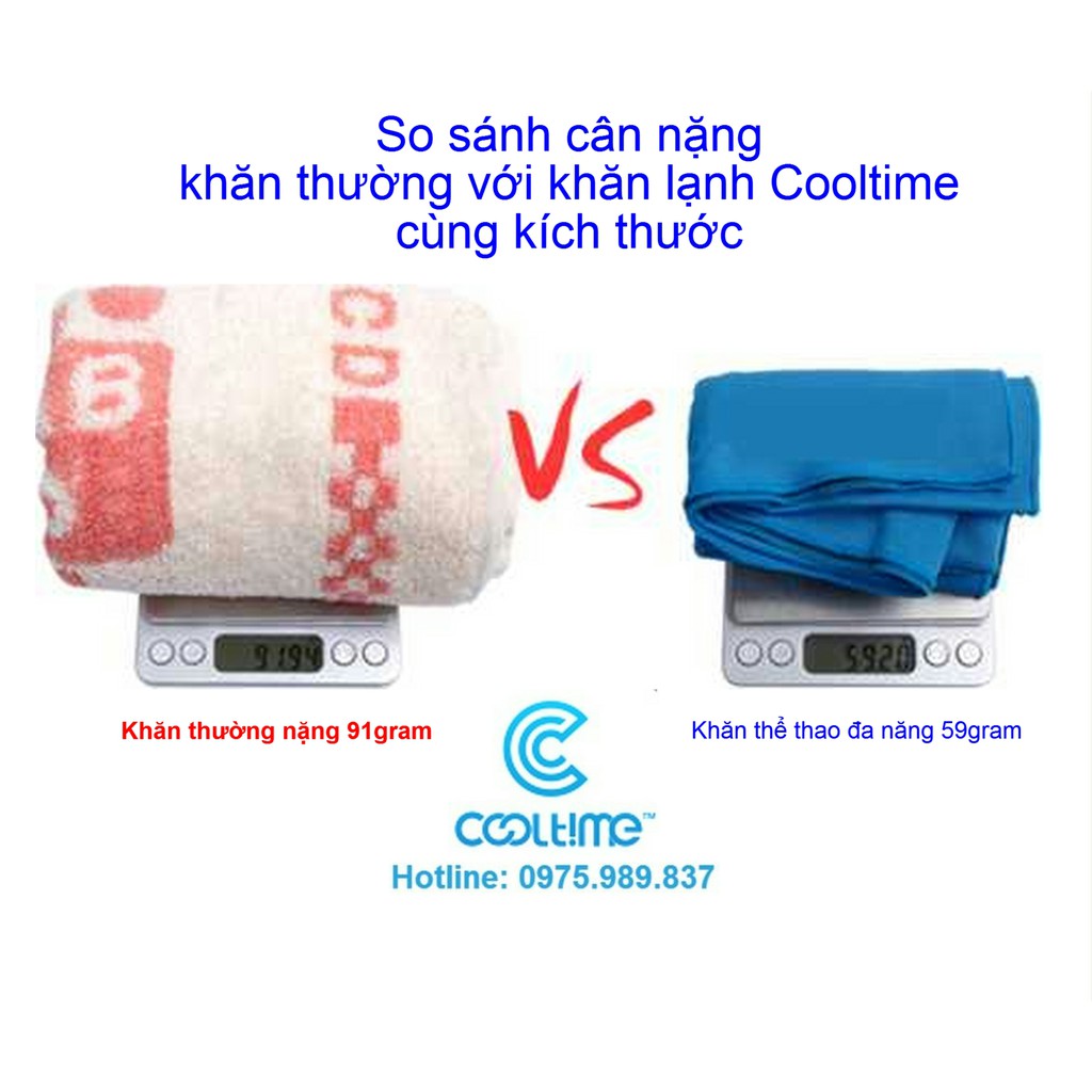 Khăn thể thao thời trang Cao cấp Cooltime - Siêu lạnh - Style phong cách