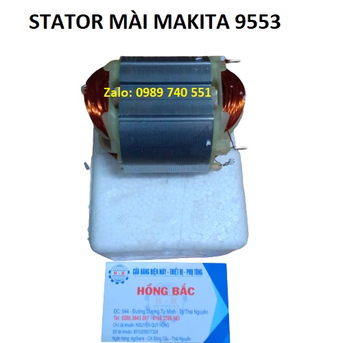 Stator, cuộn điện lắp máy mài 9553 NB