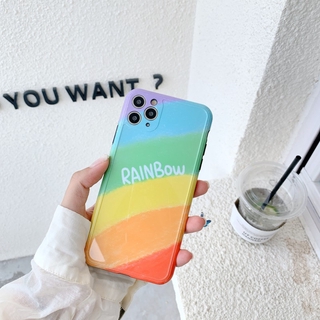 Ốp Lưng Silicon IMD Bảo Vệ Camera Rainbow
