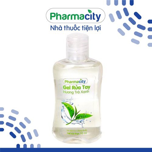 Gel rửa tay hương trà xanh, oải hương 90ml