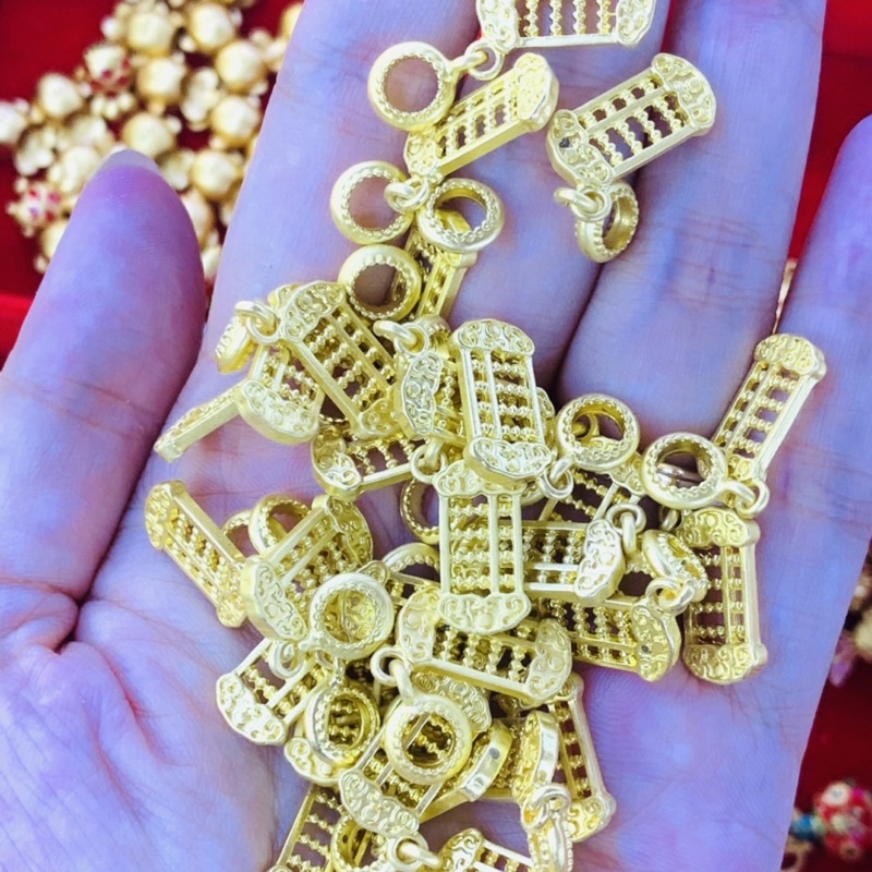 Charm Bàn Tính Tụ Tài làm vòng DIY