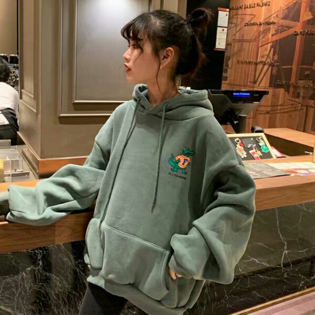 ORDER HOODIE NỈ ULZZANG NHIỀU MÀU (sẵn 1 xám M)