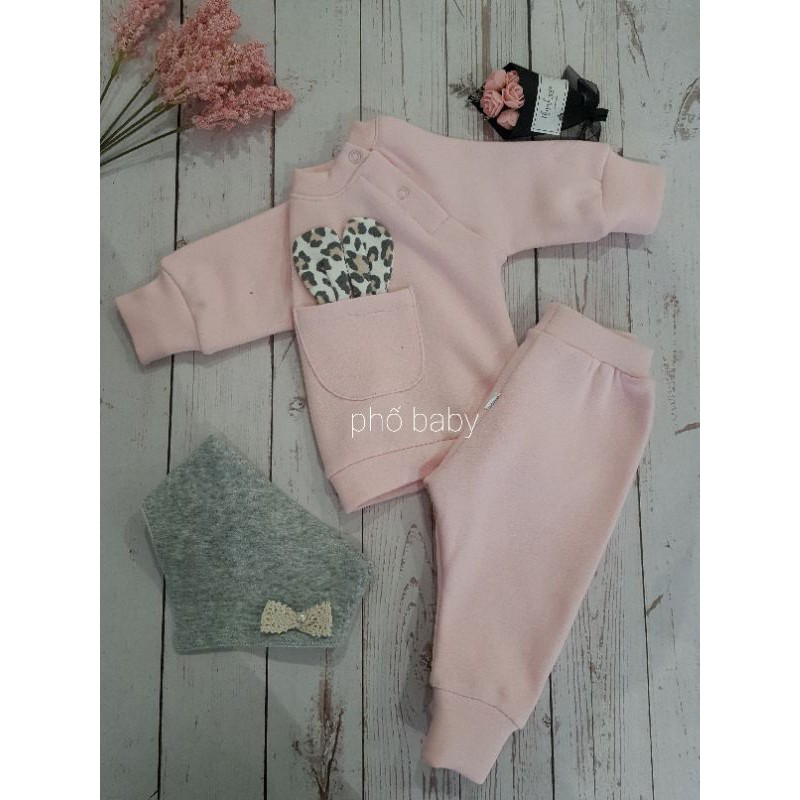 bộ nỉ hồng tai thỏ