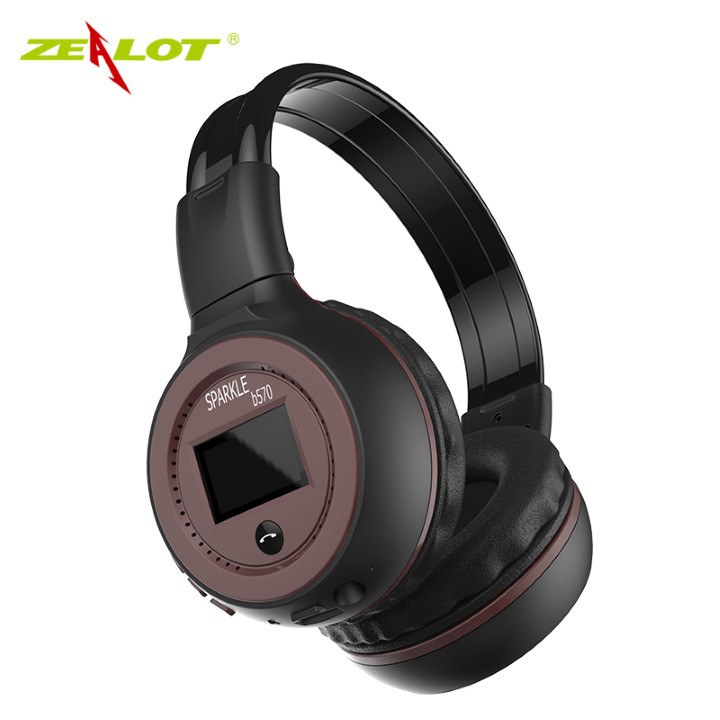 Tai Nghe Không Dây Bluetooth 4.0 Sparkle Zealot B570 Có Khe Cắm Thẻ Nhớ