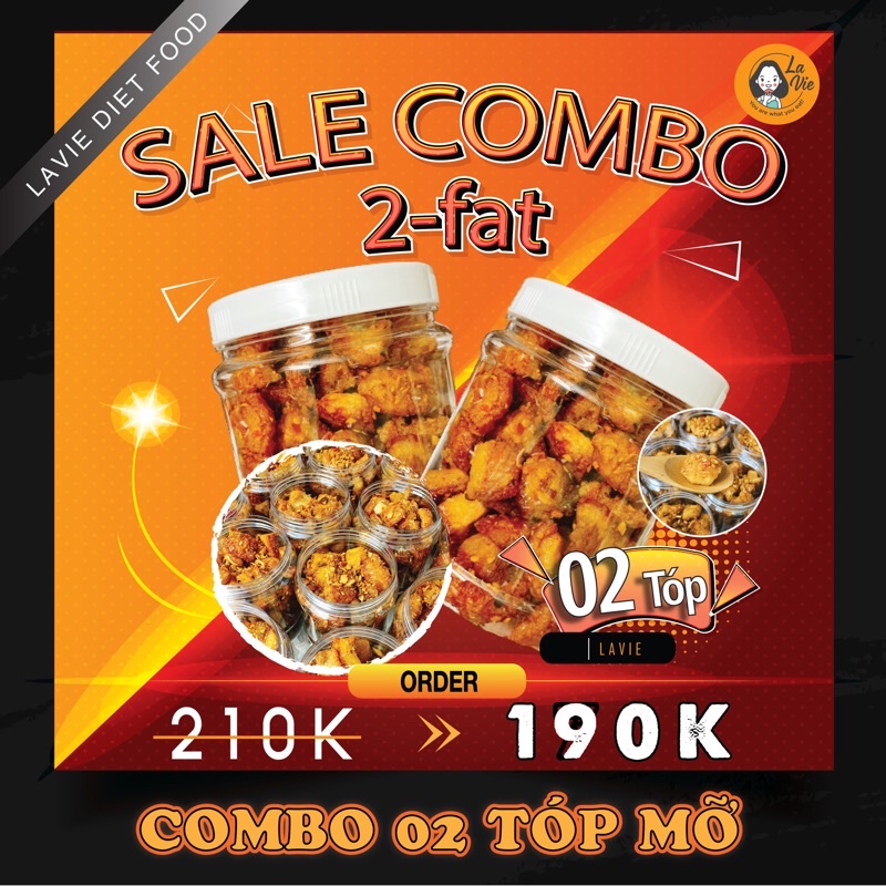 Combo siêu high fat không đường kính không bột