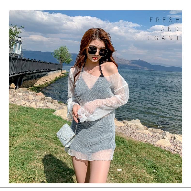 Bộ Đồ Bơi Ba Mảnh Che Phủ Ngực Và Bụng Kín Đáo Cho Nữ 2021 | BigBuy360 - bigbuy360.vn