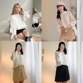 Set Đồ BLING SET GỒM 3 MÓN CHÂN VÁY NGẮN VÀ ÁO TAY DÀI + ÁO HAI DÂY - bộ đồ thiết kế style ullzang hàn quốc