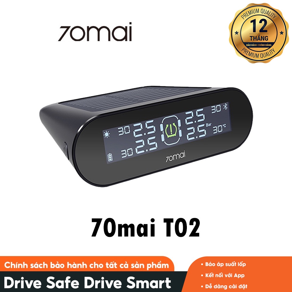 Máy giám sát áp suất lốp xe 70MAI Midrive T02 van gắn ngoài