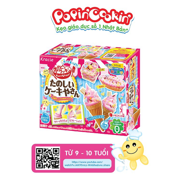 Kẹo popin cookin đồ chơi ăn được làm kem socola