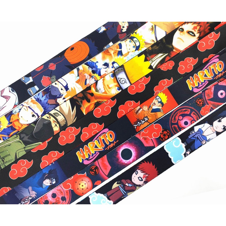 Dây Đeo Thẻ ID / Điện Thoại Chống Rơi Hình NARUTO 7 Màu Tùy Chọn