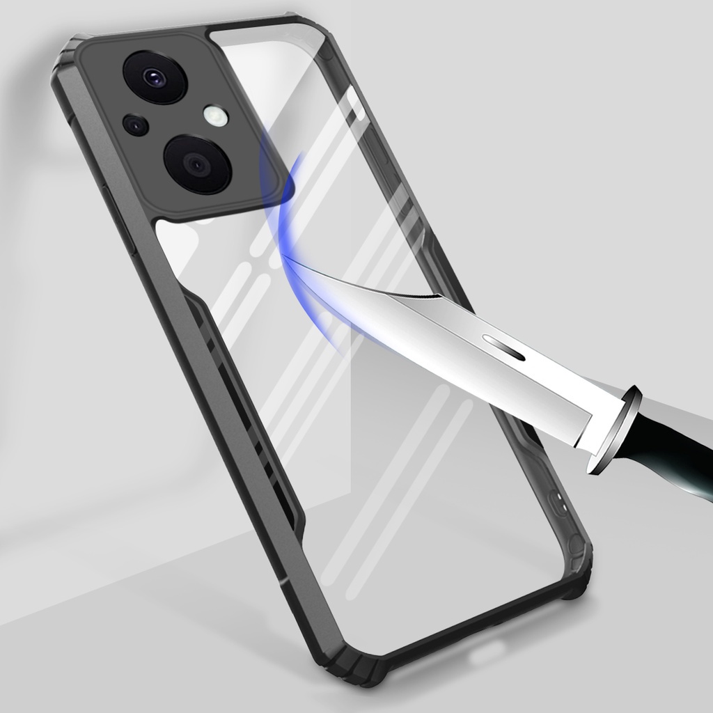 Ốp Điện Thoại PC + TPU Trong Suốt Cho OPPO Reno 8Z reno8Z 5G