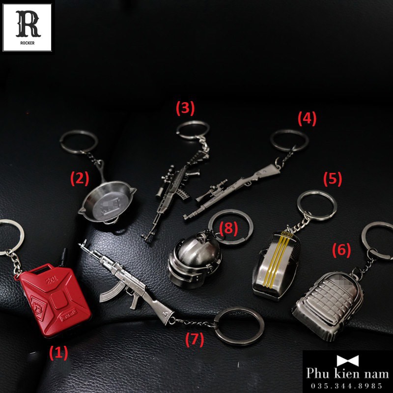 Móc chìa khóa PUBG Trang Bị PUBG