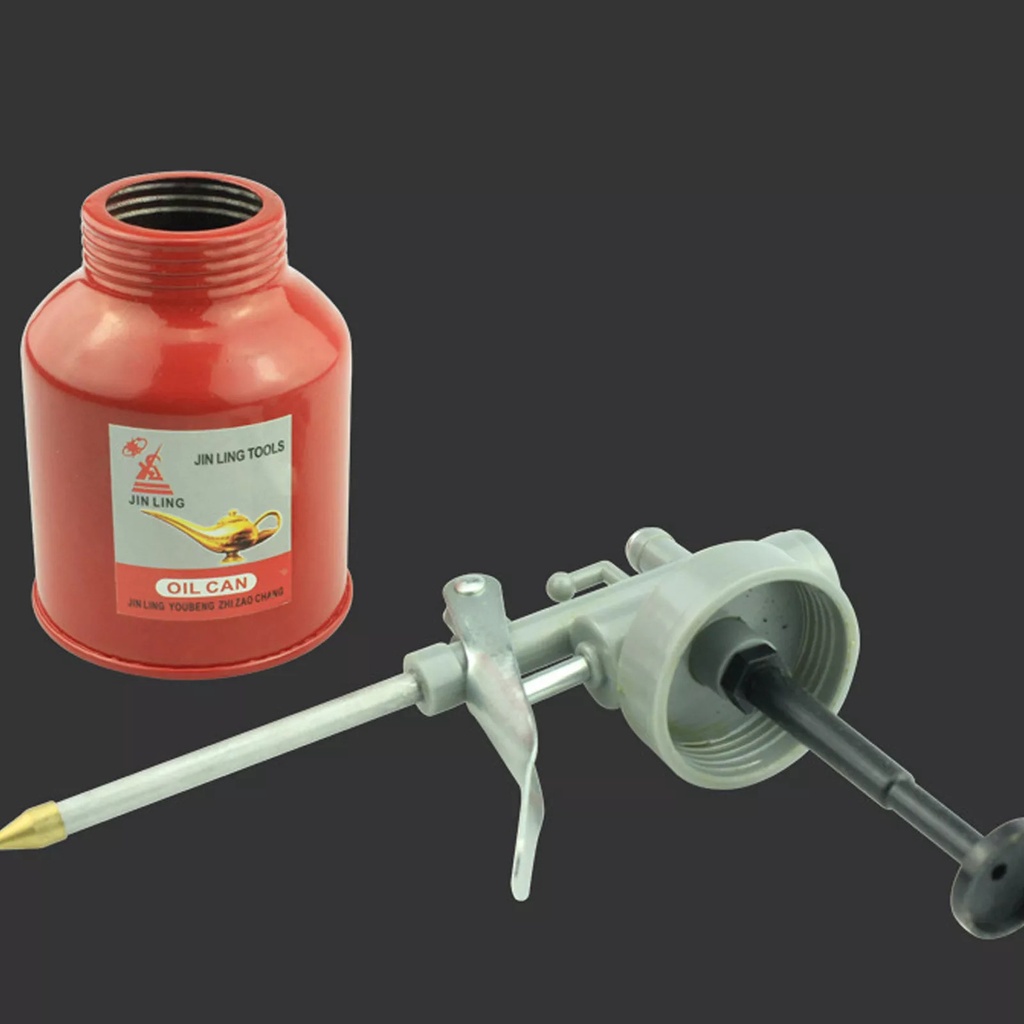 BÌNH XỊT DẦU NHỚT 250ML CÓ VÒI KIM LOẠI DÀI DÙNG CHÂM, TRA DẦU THIẾT BỊ MÁY MÓC CÁC LOẠI - GIA DỤNG YUSHEN - BXN04