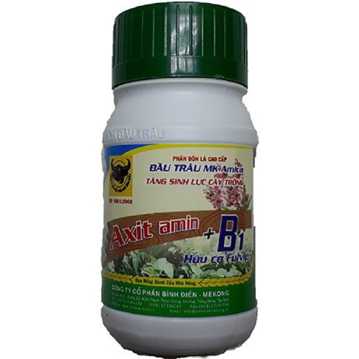 Phân bón Vitamin B1 Đầu Trâu AMICA 100ML bổ sung Vitamin B1 và Axit Amin tăng sinh lực cây trồng