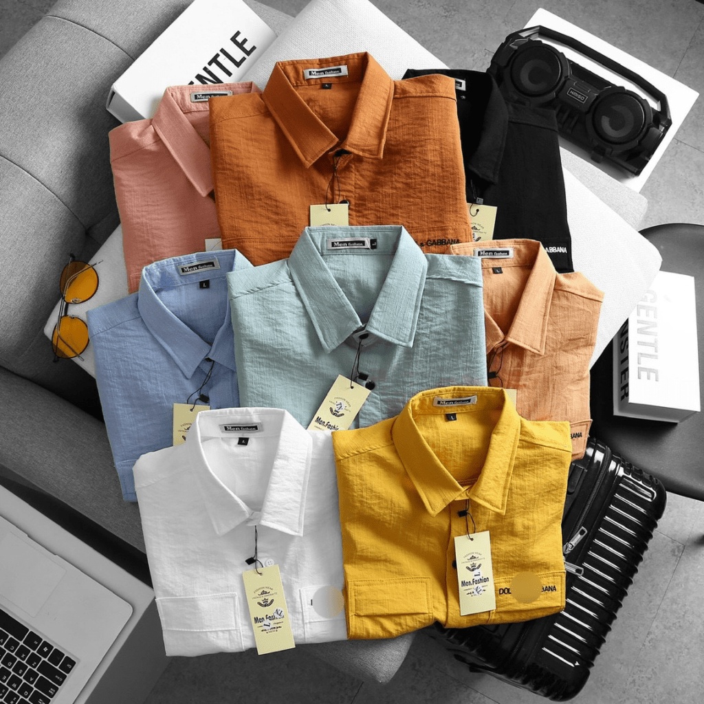 Áo sơ mi nam tay dài vải Đũi mềm mịn cao cấp, thiết kế sang trọng lịch lãm siêu đẹp [NEW UNISEX]