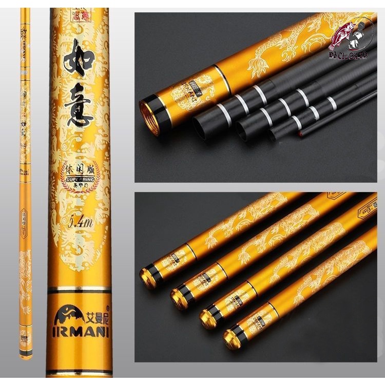 [Chính Hãng] Cần Câu Tay Kim Cô Bổng 5H, Cần Câu Đài Cao Cấp