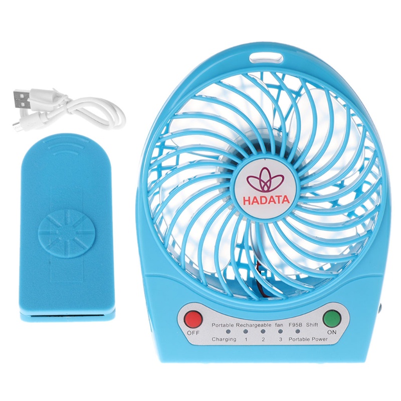 Quạt Mini Có Đèn LED Và Kẹp Gắn Bàn Tiện Lợi