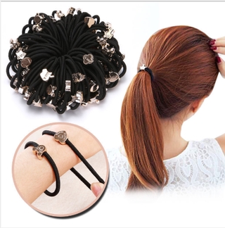 Dây buộc tóc co giãn tạo kiểu tóc xinh xắn