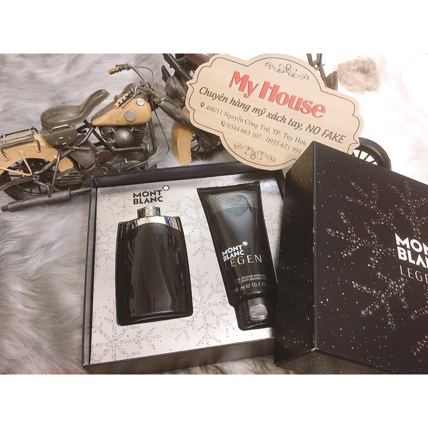 [HÀNG MỸ] Combo Nước Hoa MONT BLANC LEGEND 200 ml + 300 ml all-over shower
