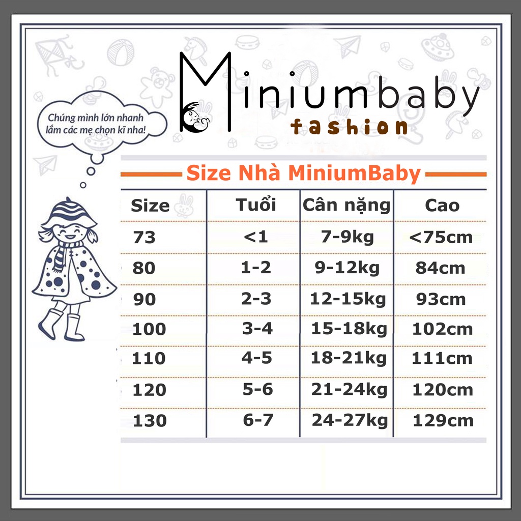 Bộ mặc nhà bé gái chất liệu cotton mềm ấm Minium, Set ngủ thu đông trẻ em