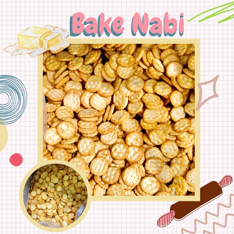 BÁNH QUY MẶN NHÍ CHIẾT LẺ 500GR