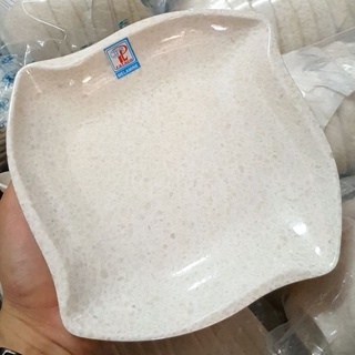 Tô - chén - dĩa nhựa melamine vân đá kem