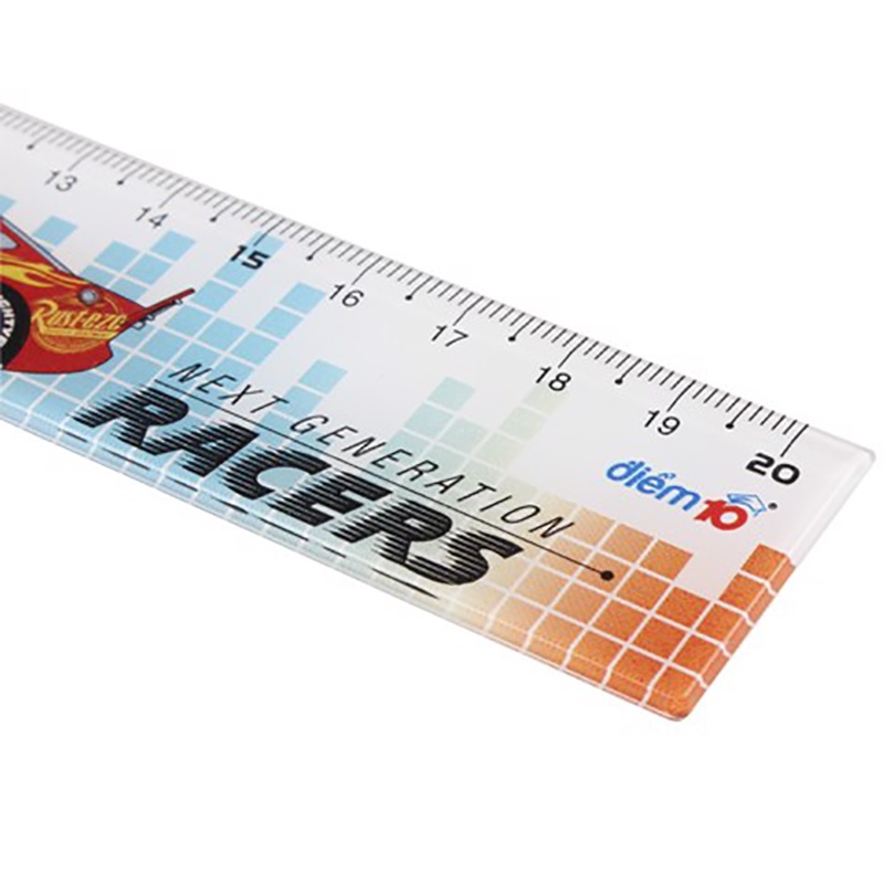 ( 10 Cây ) Thước Thẳng 20 Cm Mickey SR029 , Công Chúa SR030/PR , Ô Tô SR030/CA Thiên Long Camshop