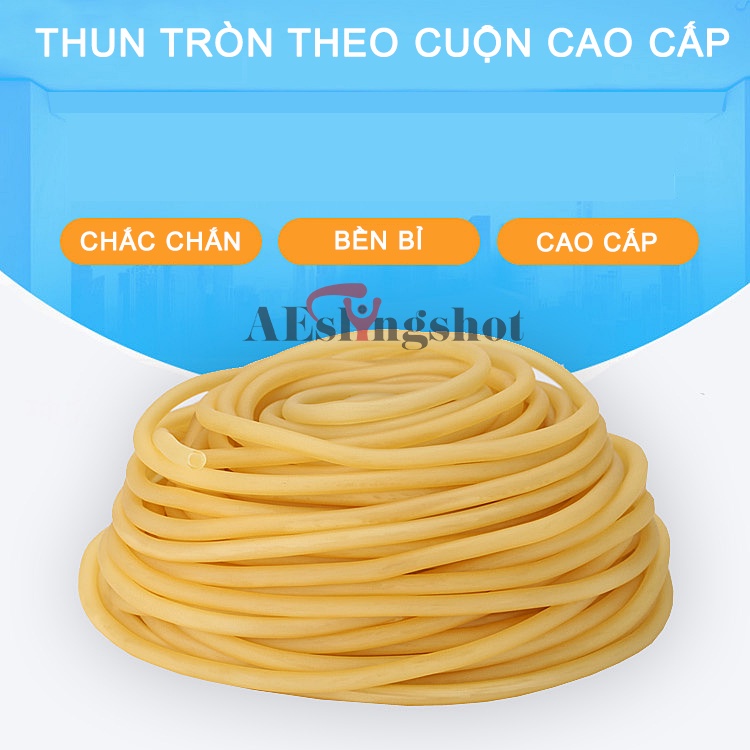 Thun Tròn Làm Ná Cao Su - Ống Thun Cao Su Dùng Cho Ná Bắn Cá Siêu Xịn Sò