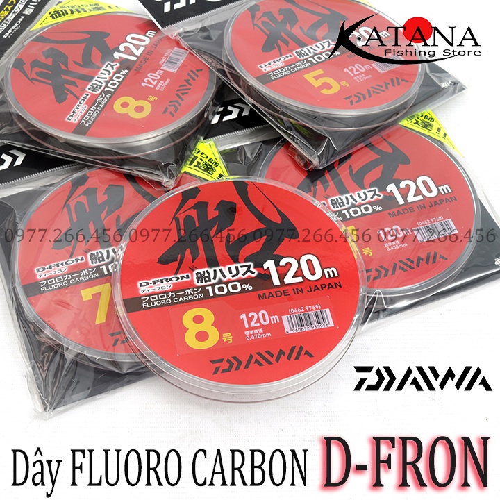 Dây Leader FlouroCarbon Daiwa D-Fron - Bán lẻ 10m - Made in Japan