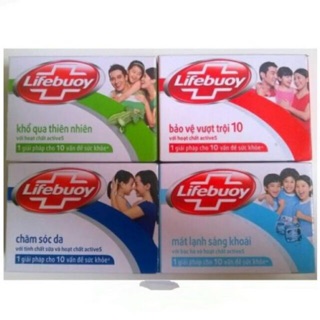 1 bánh xà phòng LifeBuoy diệt khuẩn 90gr đủ 4 màu