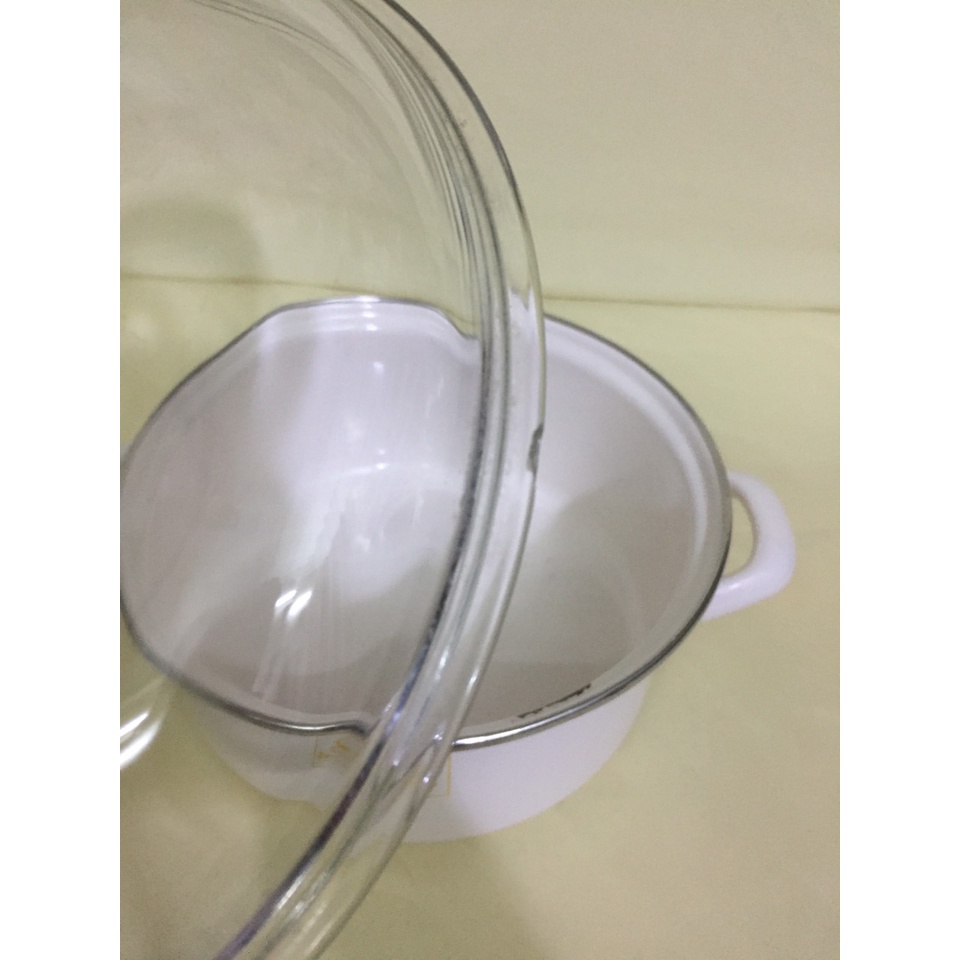 Nồi men nội địa Nhật (made in Thailan), size 21.5cm, cao 10cm (mã 707), Dùng được bếp từ