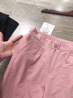 Quần baggy đũi khoá thật